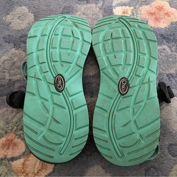 Chaco ZX2 Sport Sandals Womens Sz W8 Blue Multi Strappy Hiking Outdoor Sandals - Picture 7 of 10